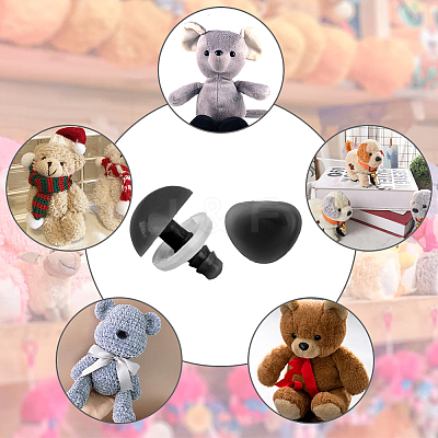 Plastic Doll Nose Sets DIY-WH0297-07D-1