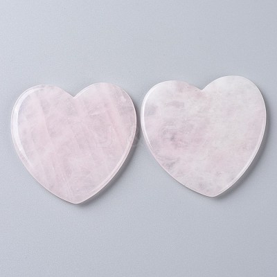 Natural Rose Quartz Cabochons G-F697-F02-1