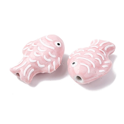 Handmade Porcelain Beads PORC-K010-08I-1