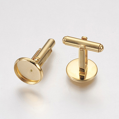 304 Stainless Steel Cuffinks LS-STAS-G187-23G-12mm-1