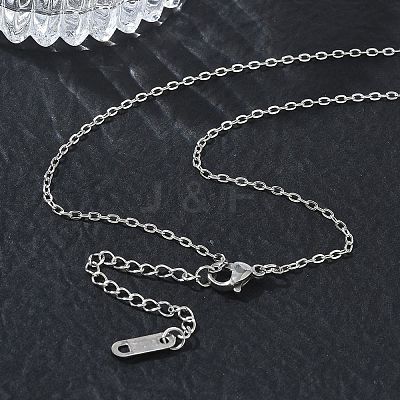 1.6MM 304 Stainless Steel Cable Chain Necklaces for Women SA-CBACA62-03P-1