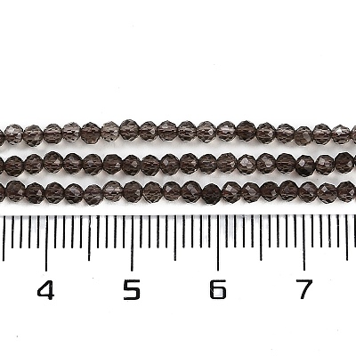 Natural Smoky Quartz Beads Strands X-G-P553-G05-01-1