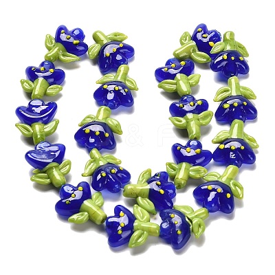 Handmade Lampwork Beads Strands LAMP-A005-03C-1