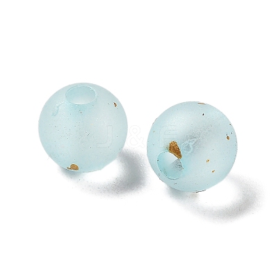 Frosted Transparent Acrylic Beads X1-OACR-F013-13G-1