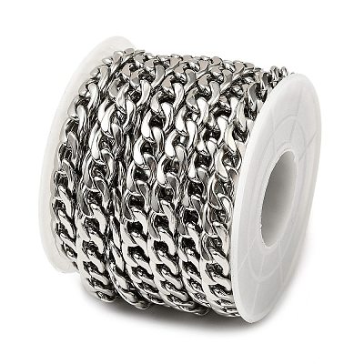 316 Surgical Stainless Steel Curb Chains CHS-H114-08B-P-1