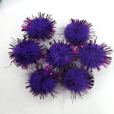 Handmade DIY Doll Craft Pom Pom Yarn Pom Pom Balls FABR-PW0001-106C-11-1