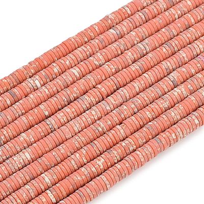 Dyed Synthetic Imperial Jasper Beads Strands G-A272-C06-03-1