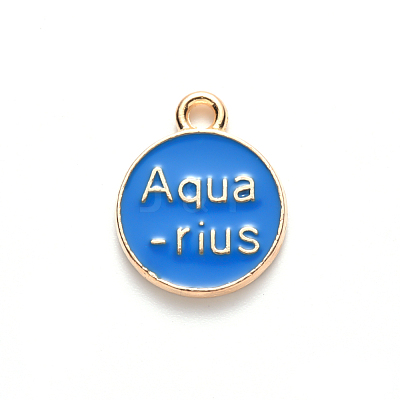 Alloy Enamel Pendants X-ENAM-S124-01A-02J-1