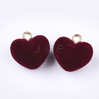 Flocky Acrylic Pendants X1-FIND-T046-28-1
