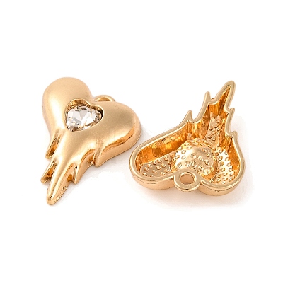 Alloy Crystal Rhinestone Pendants ALRI-M021-01-1