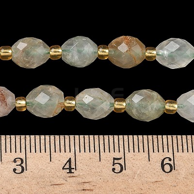 Natural Green Rutilated Quartz Beads Strands G-F809-A05-01-1
