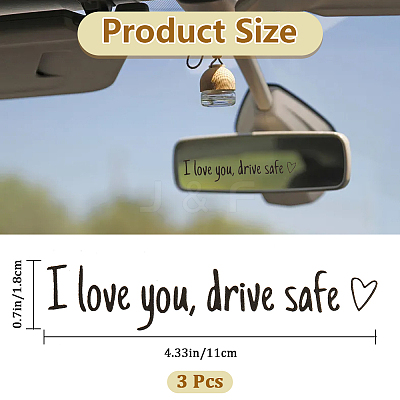 PVC Self Adhesive Car Stickers STIC-WH20004-01A-01-1