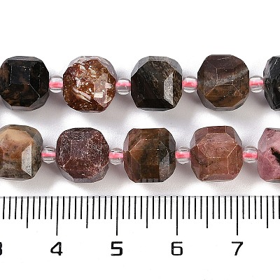 Natural Rhodonite Beads Strands G-B125-O07-01-1