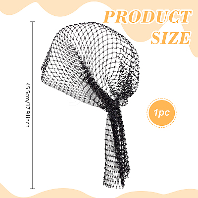 1Pc Polyester Elastic Headbands OHAR-FG0001-06B-1