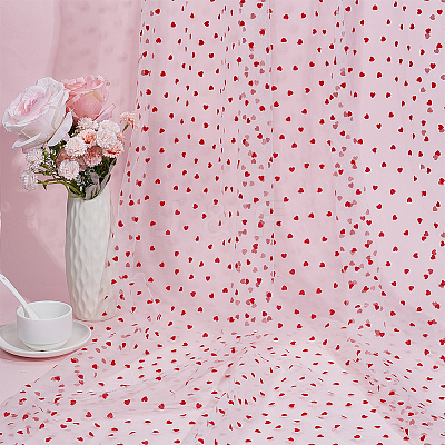 Nylon Lace Fabric DIY-CY0002-90A-1