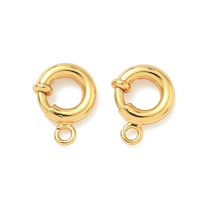 Brass Spring Ring Clasps KK-H532-24A-G-1