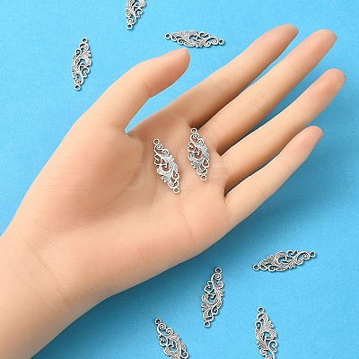 Tibetan Style Alloy Connector Charms TIBE-YW0001-55-1