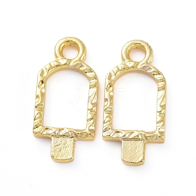 Zinc Alloy Open Back Bezel Pendants PALLOY-E577-13G-1