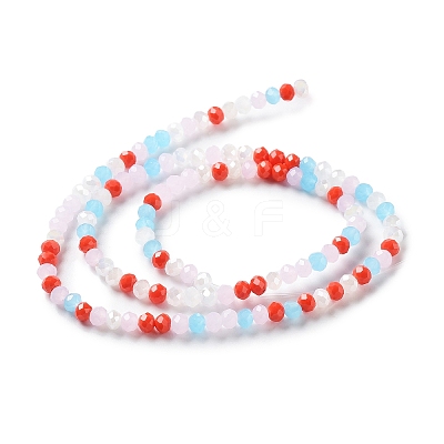 Glass Beads Strands EGLA-A034-M4mm-41-1