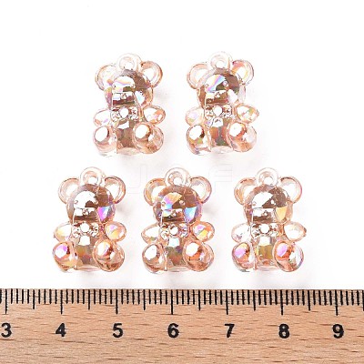 Transparent Acrylic Pendants MACR-S373-113-C06-1