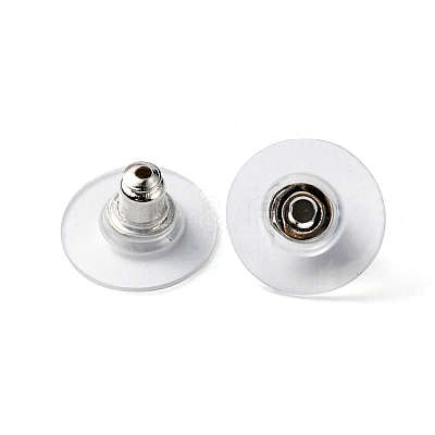 Brass Ear Nuts KK-YW0001-63S-1