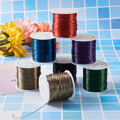 Round Copper Beading Wire for Jewelry Making YS-TAC0004-0.5mm-15-1