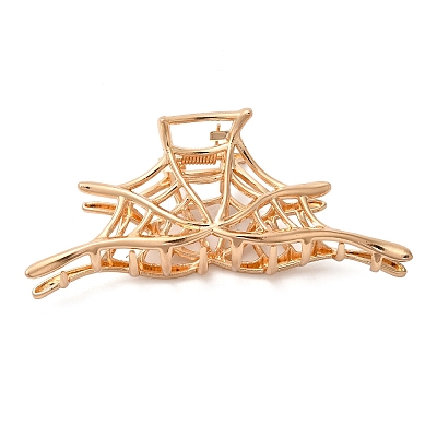 Halloween Alloy Hollow Claw Hair Clips for Women Girls AJEW-A056-06C-G-1