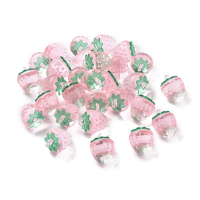 Transparent Acrylic Pendants OACR-C003-02B-1