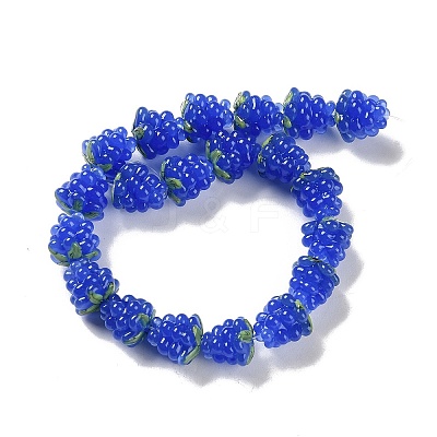 Handmade Lampwork Beads Strands LAMP-Q036-05F-1