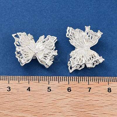 Brass Micro Pave Clear Cubic Zirconia Beads KK-Z059-03S-1