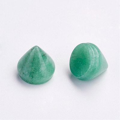 Natural Green Aventurine Cabochons G-P287-B05-1