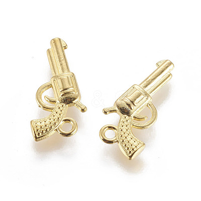 Zinc Alloy Gun Necklace Pendant EA9073Y-G-1