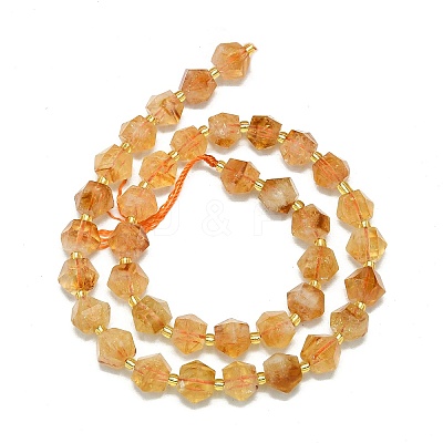 Heated Natural Citrine Beads Strand G-I376-A46-01-1