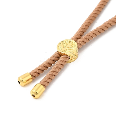 Twisted Nylon Cord Silder Bracelets DIY-B066-03G-21-1