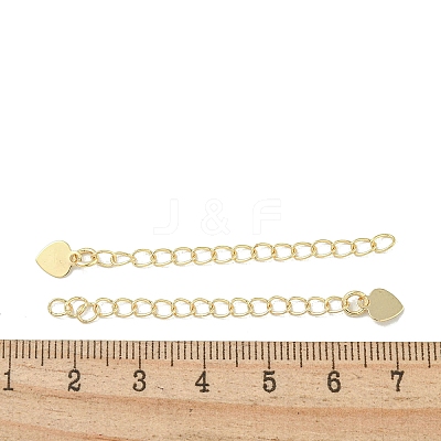 Rack Plating Brass Chain Extender FIND-T071-16G-01-1