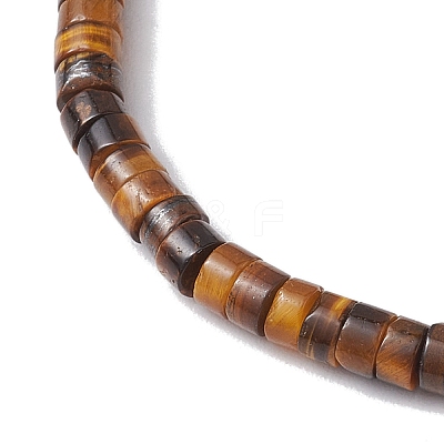 Natural Tiger Eye and Pearl Beads Btacelets BJEW-JB10681-03-1