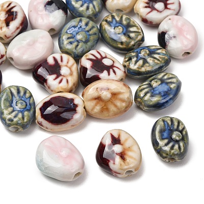 Vintage Handmade Porcelain Beads PR-CBAB68F-01-1