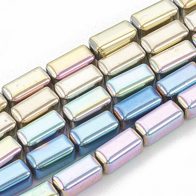 Electroplate Non-magnetic Synthetic Hematite Beads Strands G-N0322-11-1