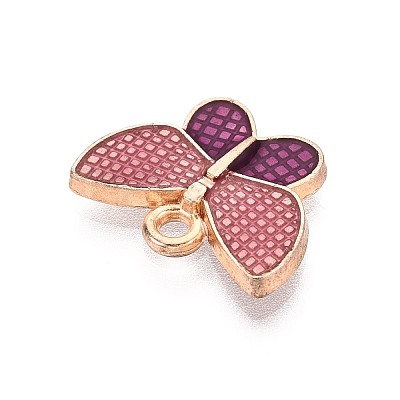 Alloy and Enamel Pendants PALLOY-T092-53A-1