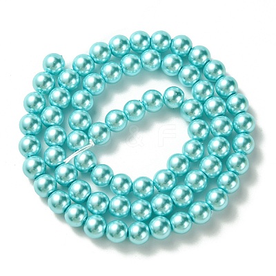 Eco-Friendly Grade A Glass Pearl Beads HY-J002-6mm-HX008-1
