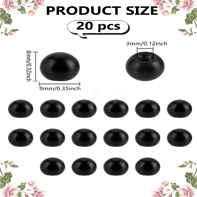 20Pcs Iron Beads IFIN-LP0001-15-1