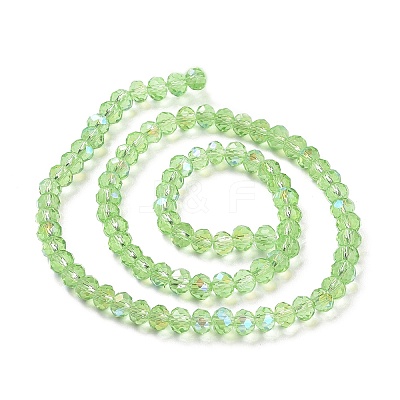 Electroplate Glass Beads Strands EGLA-A034-T6mm-L17-1
