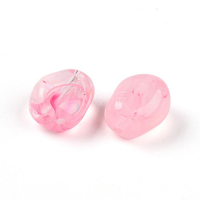 Transparent Acrylic Beads TACR-T028-43A-1
