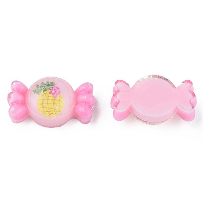 Printed Translucent Epoxy Resin Cabochons LS-CRES-N034-29B-1