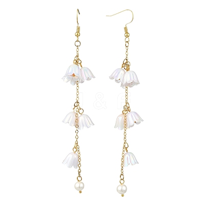 Brass Hoop Earring EJEW-YW00004-1