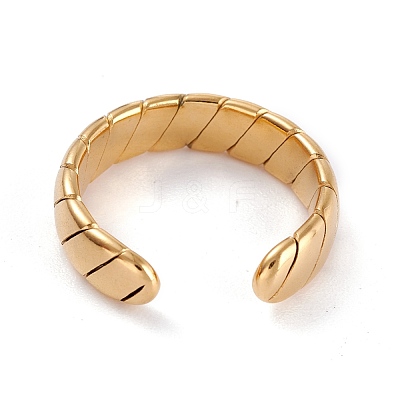 304 Stainless Steel Cuff Rings RJEW-E169-03G-1