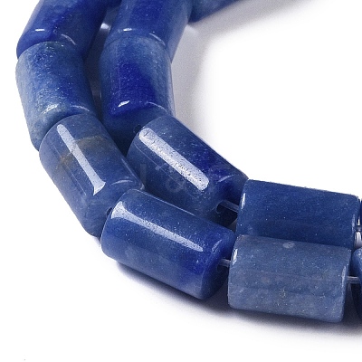 Dyed & Heated Natural Blue Aventurine Beads Strands G-Q159-A04-01-1