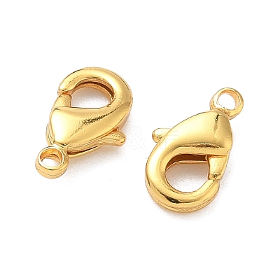 Brass Lobster Claw Clasps KK-H532-17A-G-1