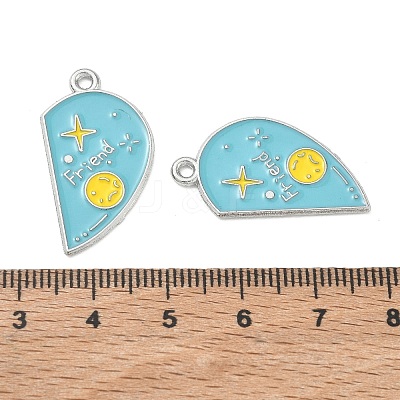 Alloy Enamel Pendants AL-CBA292F-01F-P-1
