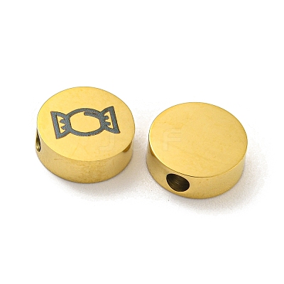 Halloween Theme 304 Stainless Steel Beads LS-STAS-M069-01M-G-1
